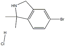 5-溴-1,1-二甲基异吲哚啉盐酸盐, 2250241-62-2, 结构式