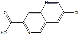 3-chloro-1,6-naphthyridine-7-carboxylic acid 化学構造式