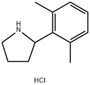 2-(2,6-DIMETHYLPHENYL)PYRROLIDINE HYDROCHLORIDE Structure