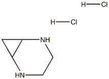 2,5-Diaza-bicyclo[4.1.0]heptane dihydrochloride 结构式