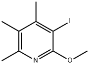 3-IODO-2-METHOXY-4,5,6-TRIMETHYLPYRIDINE 结构式