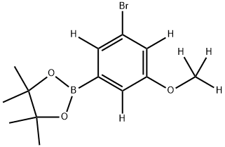 2-(3-bromo-5-(methoxy-d3)phenyl-2,4,6-d3)-4,4,5,5-tetramethyl-1,3,2-dioxaborolane|