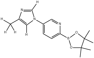 2256706-81-5 5-(4-(methyl-d3)-1H-imidazol-1-yl-2,5-d2)-2-(4,4,5,5-tetramethyl-1,3,2-dioxaborolan-2-yl)pyridine