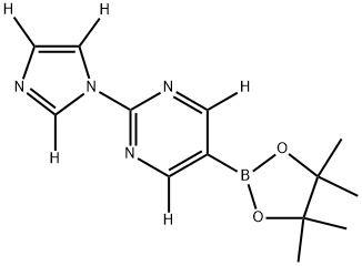 2256707-06-7 2-(1H-imidazol-1-yl-d3)-5-(4,4,5,5-tetramethyl-1,3,2-dioxaborolan-2-yl)pyrimidine-4,6-d2