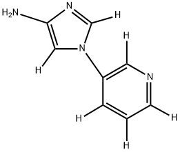 1-(pyridin-3-yl-d4)-1H-imidazol-2,5-d2-4-amine|