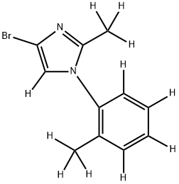 2256710-16-2 4-bromo-2-(methyl-d3)-1-(2-(methyl-d3)phenyl-3,4,5,6-d4)-1H-imidazole-5-d