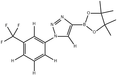 2256710-21-9 4-(4,4,5,5-tetramethyl-1,3,2-dioxaborolan-2-yl)-1-(3-(trifluoromethyl)phenyl-2,4,5,6-d4)-1H-1,2,3-triazole-5-d