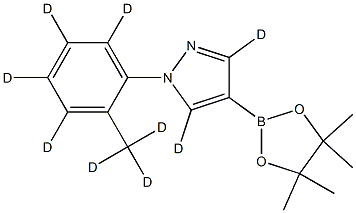 2256711-19-8 1-(2-(methyl-d3)phenyl-3,4,5,6-d4)-4-(4,4,5,5-tetramethyl-1,3,2-dioxaborolan-2-yl)-1H-pyrazole-3,5-d2