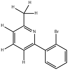 2-(2-bromophenyl)-6-(methyl-d3)pyridine-3,4,5-d3 Structure