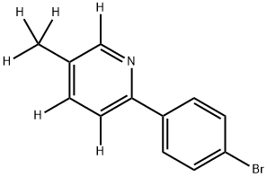 2-(4-bromophenyl)-5-(methyl-d3)pyridine-3,4,6-d3|