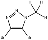 4,5-dibromo-1-(methyl-d3)-1H-1,2,3-triazole Structure