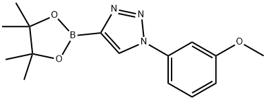 1-(3-methoxyphenyl)-4-(4,4,5,5-tetramethyl-1,3,2-dioxaborolan-2-yl)-1H-1,2,3-triazole|