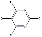 2,4-dichloropyrimidine-5,6-d2 结构式