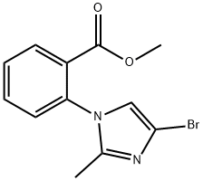 methyl 2-(4-bromo-2-methyl-1H-imidazol-1-yl)benzoate|