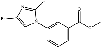 methyl 3-(4-bromo-2-methyl-1H-imidazol-1-yl)benzoate|