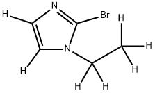 2-bromo-1-(ethyl-d5)-1H-imidazole-4,5-d2 Structure