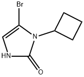 5-bromo-1-cyclobutyl-1,3-dihydro-2H-imidazol-2-one Structure