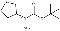 (R)-N-(Tetrahydro-furan-3-yl)-hydrazinecarboxylic acid tert-butyl ester,2305080-35-5,结构式