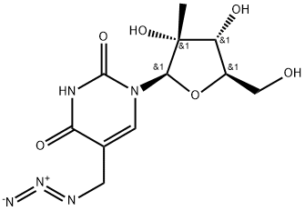 5-Azidomethyl-2'-beta-methyl uridine Struktur