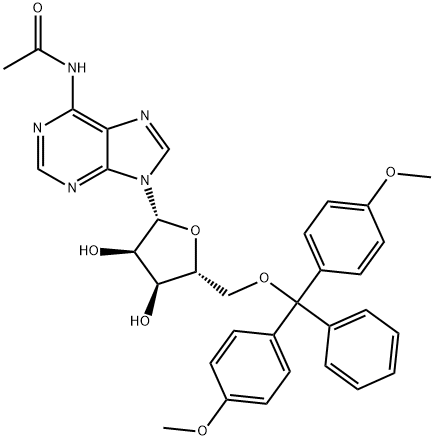 N6-acetyl-5'-O-(4,4'-dimethoxytrityl)adenosine|英文名称:N6-ACETYL-5'-O-(4,4'-DIMETHOXYTRITYL)ADENOSINE