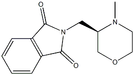 (R)-2-(4-Methyl-morpholin-3-ylmethyl)-isoindole-1,3-dione,2331211-38-0,结构式