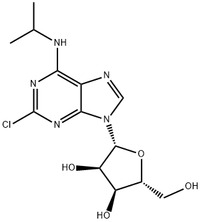 2-Chloro-N6-isopropyladenosine Struktur
