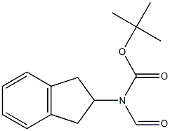 N-Boc-N-Indan-2-yl-formamide 结构式