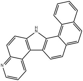 15H-Naphtho[1,2-a]pyrido[3,2-g]carbazole Structure