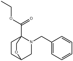 5-Benzyl-2-oxa-5-aza-bicyclo2.2.2octane-4-carboxylic acid ethyl ester Structure