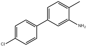 5-(4-Chlorophenyl)-2-methylaniline 化学構造式