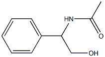 N-(2-hydroxy-1-phenylethyl)acetamide Structure