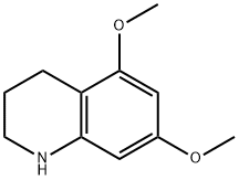 5,7-二甲氧基-1,2,3,4-四氢喹啉 结构式