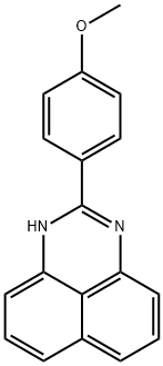 2-(4-METHOXYPHENYL)-1H-PERIMIDINE,25110-46-7,结构式