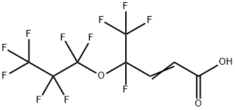 4,5,5,5-Tetrafluoro-4-(heptafluoropropoxy)pent-2-enoic acid Structure