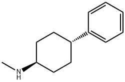 trans-N-Methyl-4-phenylcyclohexanamine Structure