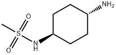 N-(trans-4-Aminocyclohexyl)methanesulfonamide Struktur