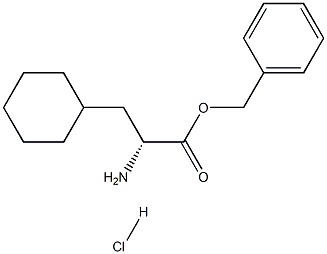 Beta-Cyclohexyl-D-Alanine Benzyl Ester Hydrochloride Struktur