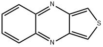 チエノ[3,4-b]キノキサリン 化学構造式