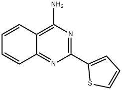 4-Amino-2-(2-thienyl)quinazoline Structure