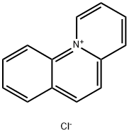 PYRIDO(1,2-A)QUINOLINYLIUM, CHLORIDE Struktur