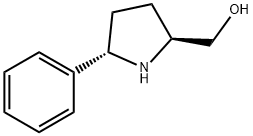 trans-((2S,5S)-5-phenylpyrrolidin-2-yl)methanol Struktur