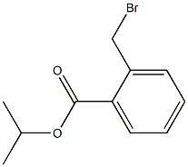 Benzoic acid, 2-(bromomethyl)-, 1-methylethyl ester Structure