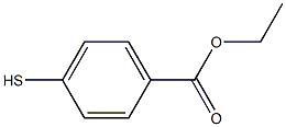ethyl 4-sulfanylbenzoate 化学構造式