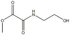 Acetic acid, 2-[(2-hydroxyethyl)amino]-2-oxo-, methyl ester Struktur