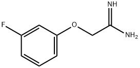 2-(3-fluorophenoxy)ethanimidamide 结构式