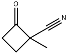 1-methyl-2-oxocyclobutane-1-carbonitrile 化学構造式