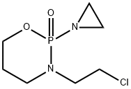 2H-1,3,2-Oxazaphosphorine, 2-(1-aziridinyl)-3-(2-chloroethyl)tetrahydro-, 2-oxide, 29102-47-4, 结构式
