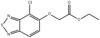 ethyl [(4-chloro-2,1,3-benzothiadiazol-5-yl)oxy]acetate Struktur
