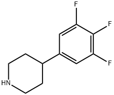 4-(3,4,5-trifluorophenyl)piperidine Struktur
