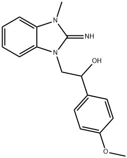 292613-01-5 2-(2-imino-3-methyl-2,3-dihydro-1H-benzimidazol-1-yl)-1-(4-methoxyphenyl)ethanol